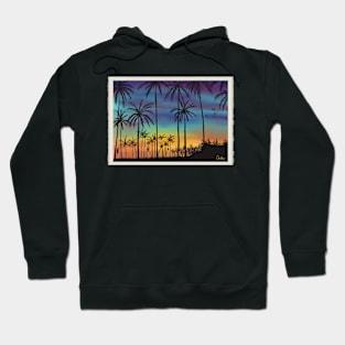 Summer sunset artwork By Annalisa Amato Hoodie